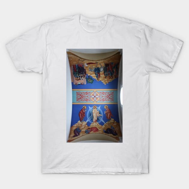 Cathedral Ceiling III. Holy Trinity Cathedral, Petropavlovsk-Kamchatskiy, Russia T-Shirt by IgorPozdnyakov